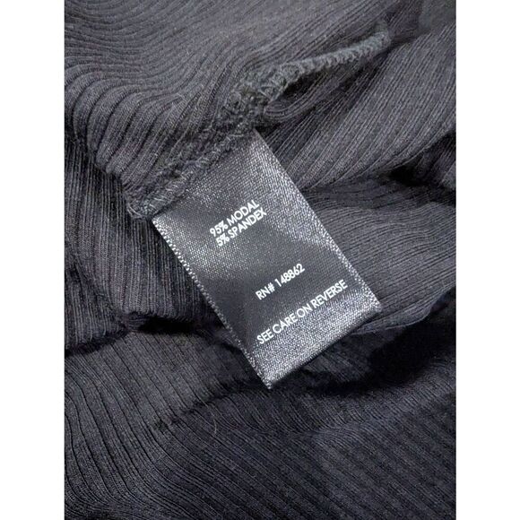 NWT Torrid Black Ribbed Lace Up Slater Dress NWT! - Picture 10 of 10